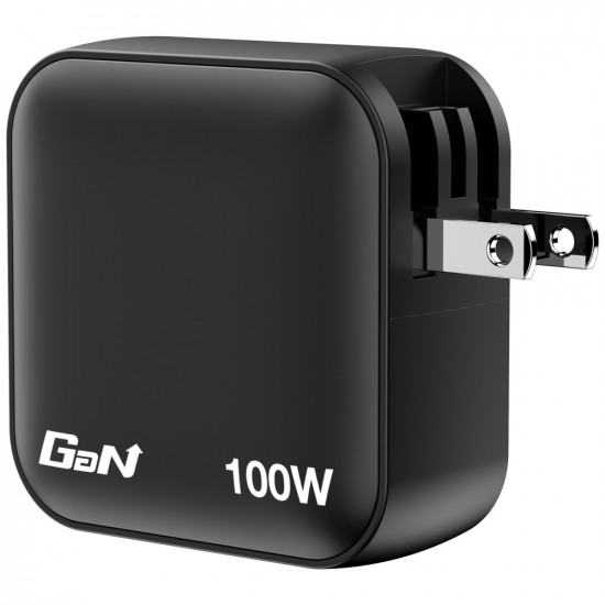 Wall Charger Verbatim Mini GaN 100W 3xUSB-C PD/1x USB-A QC black 32231
