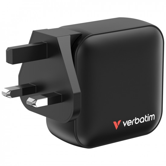Wall Charger Verbatim Mini GaN 100W 3xUSB-C PD/1x USB-A QC black 32231