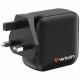 Wall Charger Verbatim Mini GaN 100W 3xUSB-C PD/1x USB-A QC black 32231