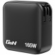 Wall Charger Verbatim Mini GaN 165W 3xUSB-C PD/1x USB-A QC black 32216