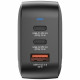 Wall Charger Verbatim Mini GaN 70W 2xUSB-C PD/1x USB-A QC black 32229