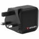 Wall Charger Verbatim Mini GaN 70W 2xUSB-C PD/1x USB-A QC black 32229