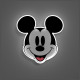 Neon Yellowpop Disney Mickey Printed Face