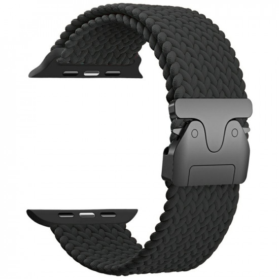 Beline Woven Nylon Parachute Strap for Apple Watch 38/40/41mm Black