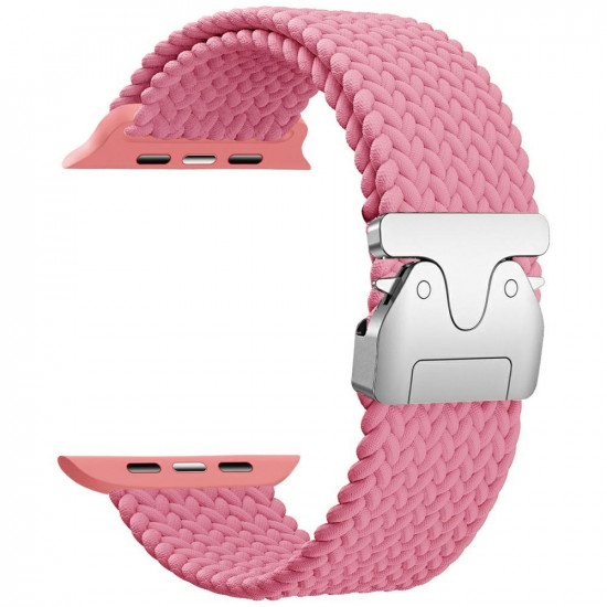 Beline Woven Nylon Parachute Strap for Apple Watch 42/44/45/49mm Pink