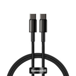 Baseus USB Type C - USB Type C cable Power Delivery Quick Charge 100 W 5 A 1 m black (CATWJ-01) Baseus USB Type C - USB Type C cable Power Delivery Quick Charge 100 W 5 A 1 m black (CATWJ-01)
