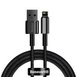 Baseus Tungsten USB - Lightning cable 2,4 A 1 m black (CALWJ-01) Baseus Tungsten USB - Lightning cable 2,4 A 1 m black (CALWJ-01)