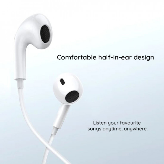 Baseus  Wired Earphones Encok CZ17 (A00170000213 Z1)  Type C, half in ear, 1.1m, 20Hz 20kHz  Moon White