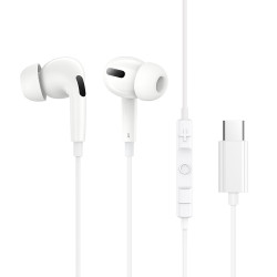 Baseus  Wired Earphones Encok C18 (NGCR030102)  Type C, In Ear  White