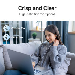 Baseus Wired Earphones Encok C18 (NGCR030102) Type C, In Ear White Baseus Wired Earphones Encok C18 (NGCR030102) Type C, In Ear White