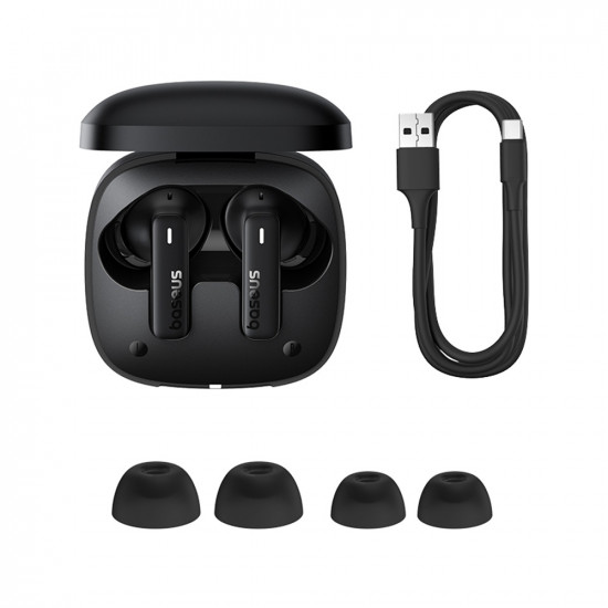Baseus  Wireless Earbuds Bowie E19 (A00069600113 00)  Bluetooth 5.3, True Wireless, Touch Control, Call ENC, IPX5  Black