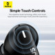 Baseus  Wireless Earbuds Bowie E19 (A00069600113 00)  Bluetooth 5.3, True Wireless, Touch Control, Call ENC, IPX5  Black