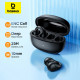 Baseus  Wireless Earbuds AirGo AS01 (A00069101113 00)  for Sports, Bluetooth 5.3, Noise Reduction, 2 Mic ENC  Black
