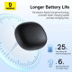 Baseus  Wireless Earbuds AirGo AS01 (A00069101113 00)  for Sports, Bluetooth 5.3, Noise Reduction, 2 Mic ENC  Black