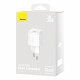 Baseus  Wall Charger Cube Pro (CCXF000302)  Fast Charger, Type C, 30W  White