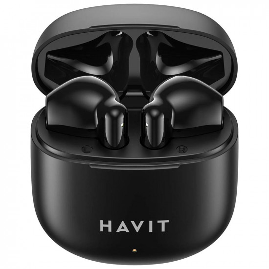 Havit Wireless Earbuds (TW976) with Microphone, Bluetooth 5.3, True Wireless Stereo, Type C, 300mAh Black