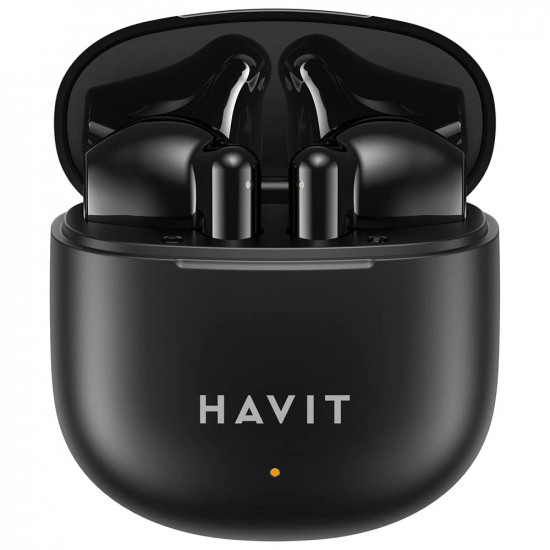 Havit Wireless Earbuds (TW976) with Microphone, Bluetooth 5.3, True Wireless Stereo, Type C, 300mAh Black