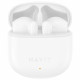 Havit Wireless Earbuds (TW976) with Microphone, Bluetooth 5.3, True Wireless Stereo, Type C, 300mAh White