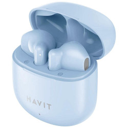 Havit Wireless Earbuds (TW976) with Microphone, Bluetooth 5.3, True Wireless Stereo, Type C, 300mAh Blue