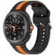 Techsuit Watchband (W078) Samsung Galaxy Watch8 40mm/Watch8 44mm/Watch8 Classic Black / Orange Techsuit Watchband (W078) Samsung Galaxy Watch8 40mm/Watch8 44mm/Watch8 Classic Black / Orange