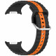 Techsuit Watchband (W078) Samsung Galaxy Watch8 40mm/Watch8 44mm/Watch8 Classic Black / Orange Techsuit Watchband (W078) Samsung Galaxy Watch8 40mm/Watch8 44mm/Watch8 Classic Black / Orange