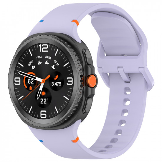 Techsuit Watchband (W079) Samsung Galaxy Watch8 40mm/Watch8 44mm/Watch8 Classic Pale Lilac Techsuit Watchband (W079) Samsung Galaxy Watch8 40mm/Watch8 44mm/Watch8 Classic Pale Lilac