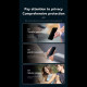 ANANK  2.5D 2X Reinforced Privacy Screen Protector  iPhone 15 Pro  Black