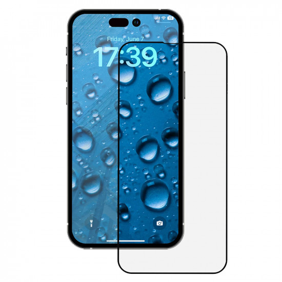 ANANK  2.5D 3X Reinforced Screen Protector  iPhone 15 Pro Max  Black