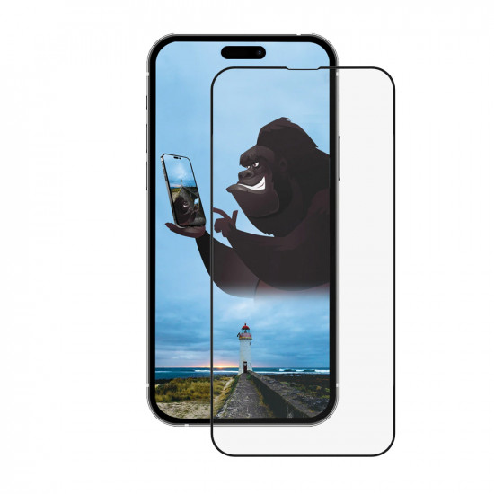 ANANK 2.5D CG Glass Screen Protector iPhone 15 Pro Max Black ANANK 2.5D CG Glass Screen Protector iPhone 15 Pro Max Black