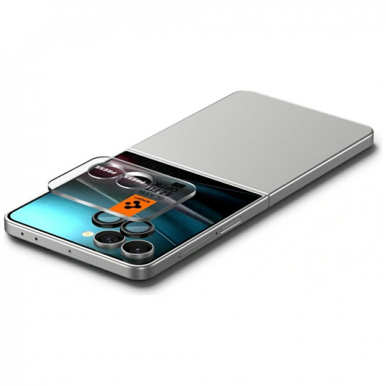 Glass on lens camera Spigen Optik Pro HD Glas.TR EZ FIT 2pcs for Samsung Galaxy Z Flip7 black Glass on lens camera Spigen Optik Pro HD Glas.TR EZ FIT 2pcs for Samsung Galaxy Z Flip7 black