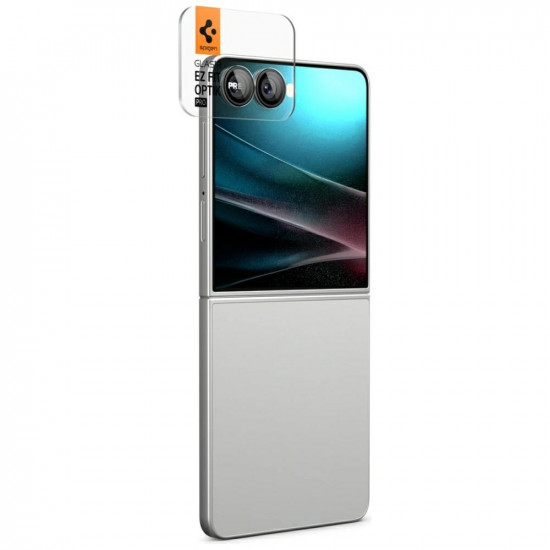 Glass on lens camera Spigen Optik Pro HD Glas.TR EZ FIT 2pcs for Samsung Galaxy Z Flip7 black Glass on lens camera Spigen Optik Pro HD Glas.TR EZ FIT 2pcs for Samsung Galaxy Z Flip7 black