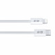 Blueo Data Cable Type C to Lightning, Fast Charging, Braided, 2m White
