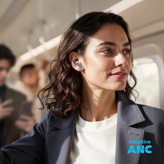 Anker Wireless Earbuds P41i (A3937G21) with Built in Charger, Stand, Lightning, ANC, 6 Mics, Gaming Mode, Bass White