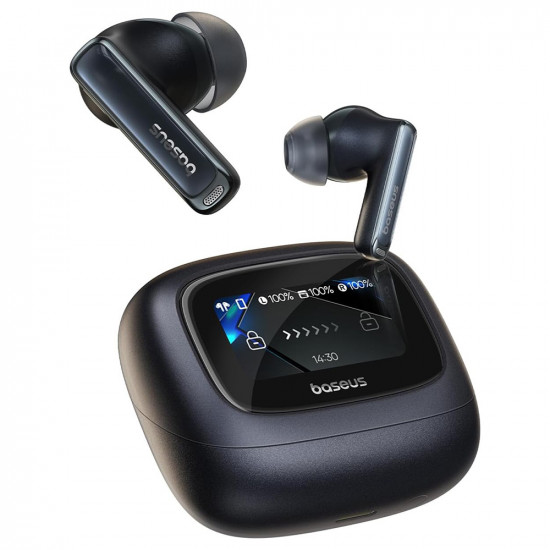 Baseus Wireless Earbuds M2s Ultra (A00074101123 00) True Wireless, Bluetooth 5.4, 4 Mic ENC, Smart Display Black