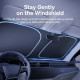 Baseus Windshield Sun GoTrip DT1 (C0118200) UPF2000+, 99.95% UV Blocking Rate, 80 x 150cm Black