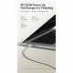 Baseus Data Cable Titanium (P10378100G21 01) USB C to Type C, 100W, Fast Charging, 480Mbps, 2m Galaxy Titanium Gold