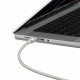 Baseus Data Cable Titanium (P10378100G21 01) USB C to Type C, 100W, Fast Charging, 480Mbps, 2m Galaxy Titanium Gold