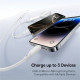 Baseus Data Cable Silky (P10377706213 00) Fast Charge, Type C to Micro USB, Lightning, USB C, 100W, 1.5m Moon White