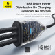 Baseus Data Cable Flash Series 3 (P10377503111 00) Fast Charge, USB C to 3x Type C, 3in1, PD100W, 480Mbps, 1.5m Black