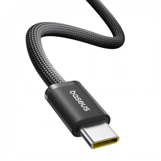 Baseus Data Cable Dynamic 4 Series (P10381400111 00) for iPhone, Type C, Fast Charge, 100W, 480Mbps, Naylon, 1m Black