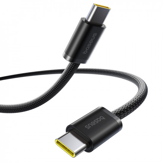 Baseus Data Cable Dynamic 4 Series (P10381400111 00) for iPhone, Type C, Fast Charge, 100W, 480Mbps, Naylon, 1m Black
