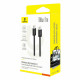 Baseus Data Cable Dynamic 4 Series (P10381400111 00) for iPhone, Type C, Fast Charge, 100W, 480Mbps, Naylon, 1m Black