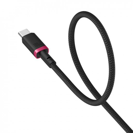 Baseus Data Cable Dura Series (P10377803U01 01) for MacBook, Type C, Fast Charge, PD 100W, 480Mbps, 1m Red / Black