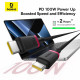 Baseus Data Cable Dura Series (P10377803U01 01) for MacBook, Type C, Fast Charge, PD 100W, 480Mbps, 1m Red / Black