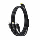 Baseus Data Cable (P10377705123 00) Fast Charge, USB to USB C, Lightning, Micro USB, 100W, 480Mbps, 1.5m Black