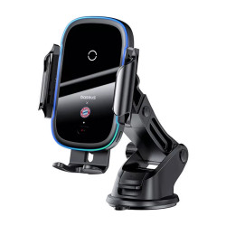 Baseus Car Holder with Wireless Charging (C40344000113 Z1) for Air Vent, Windshield and Dashboard, 4.7 6.5 inch Gray