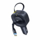 Baseus Car Charger PrimeTrip VR2 (C0206400) with Retractable Cable, 2 x Type C, 30W Black