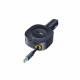 Baseus Car Charger PrimeTrip VR2 (C0206400) with Retractable Cable, 2 x Type C, 30W Black