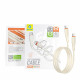 Blueo Ape Lengend Cable Type C to Type C, Fast Charging, 1.5m Orange Blueo Ape Lengend Cable Type C to Type C, Fast Charging, 1.5m Orange