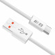 Blueo Data Cable USB A to Type C, Braided, Fast Charging, 6A White